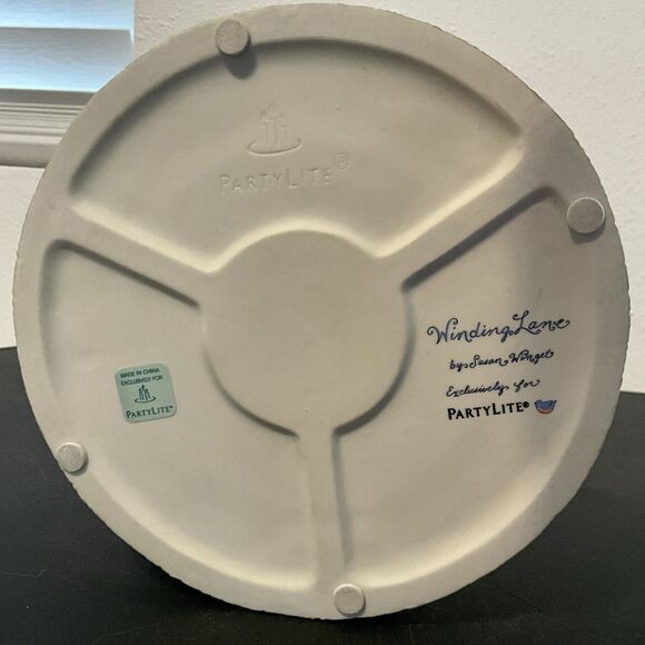 Party Lite Susan Winget Winding Lane Aroma Warmer 6" x 6" Candle Holder Farm - Picture 4 of 5